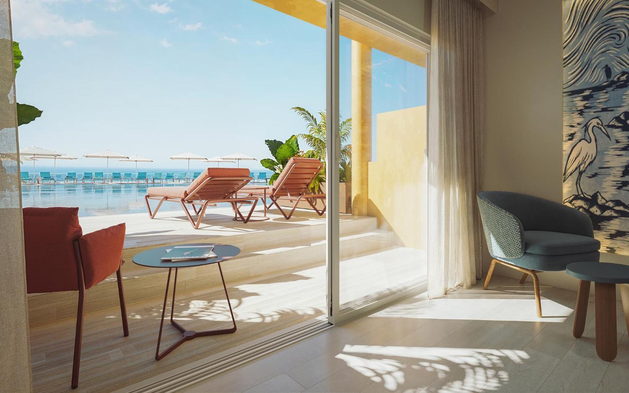 Double Side Sea View Sharing Pool