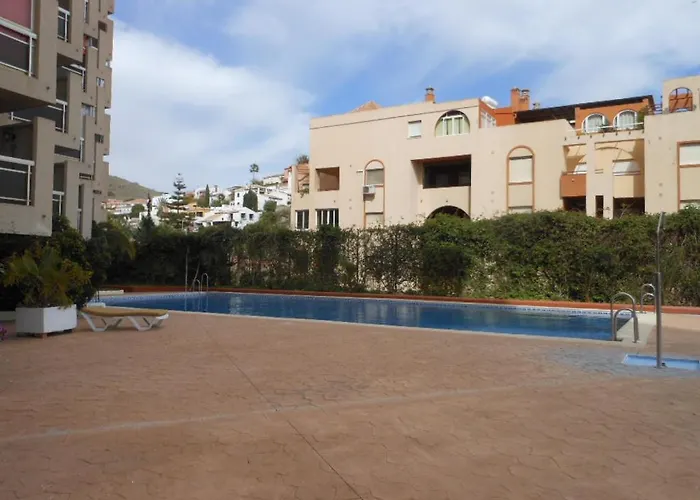 Apartamento 1A Linea Playa Com Piscina Almunecar
