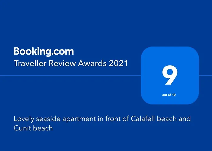 Lovely Seaside Apartment In Front Of Calafell Beach And Cunit Beach