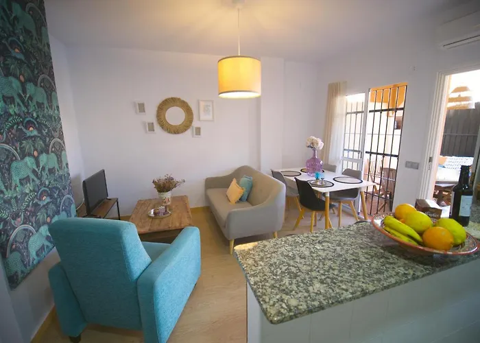Apartamento Residencial Al Andalus 117, La Barrosa, Chiclana, Incluye parking a unos metros del mar