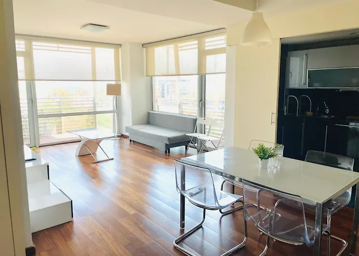 Forum De Barcelona Sea View Apartment With Garage Parking