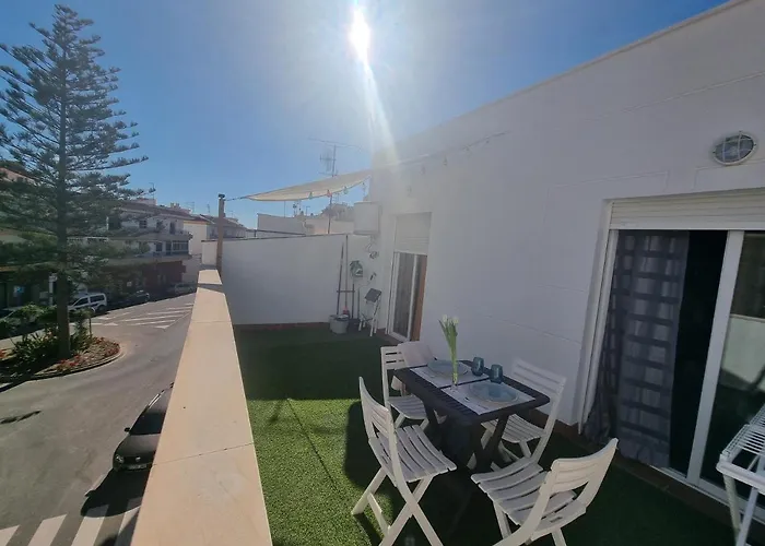 A 600m de la playa, terraza soleada