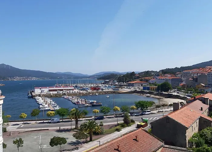Apartamento con vistas, ascensor y parking en Portosín