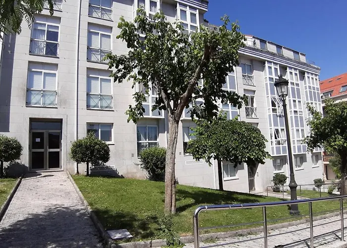 Apartamento con vistas, ascensor y parking en Portosín