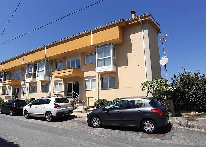 Apartamento con piscina en Portosín