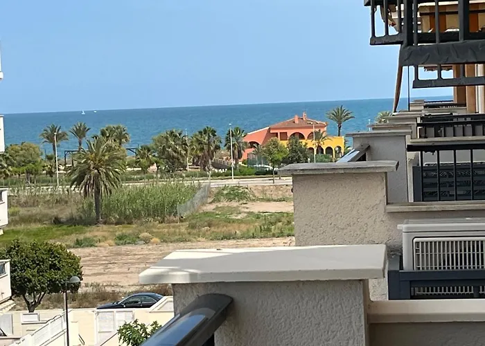 PLAYA ALMENARA ATICO DUPLEX VISTAS AL MAR Y MONTAÑA WIFI,PISCINA a