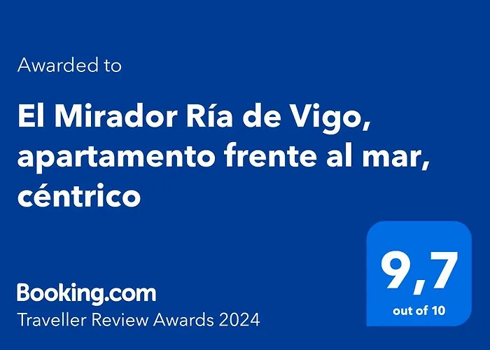 El Mirador Ría de Vigo, apartamento frente al mar, céntrico