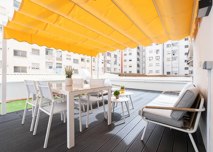Apartamento Manola con terraza junto al Corte Inglés