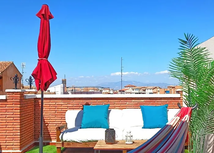 Ático Deluxe Granada, Parking gratis y Terraza