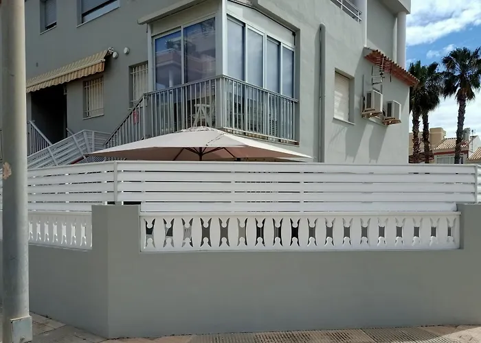 Gran Terraza cerca del mar.