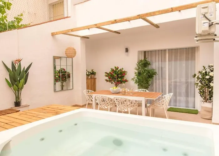 Casa para 8 personas con jardin