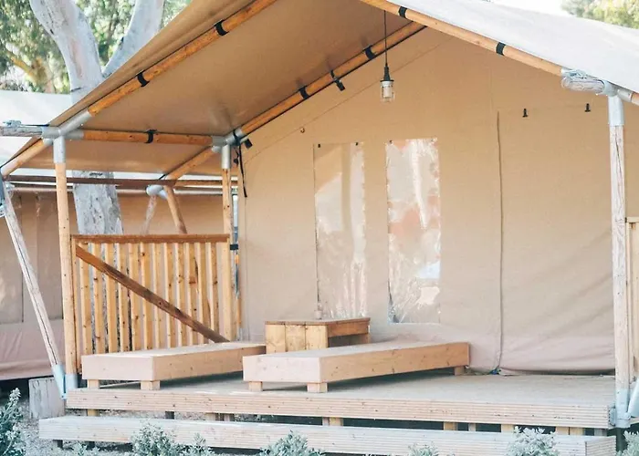 Camping Miramar Playa - tienda familiar