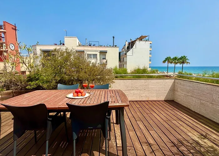 Increíble casa frente al mar , planta baja