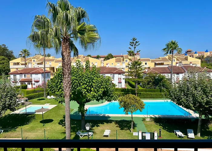 Apartamento En Islantilla Playa Con 2 Terrazas, Aire Acondicionado Y Wifi Fibra