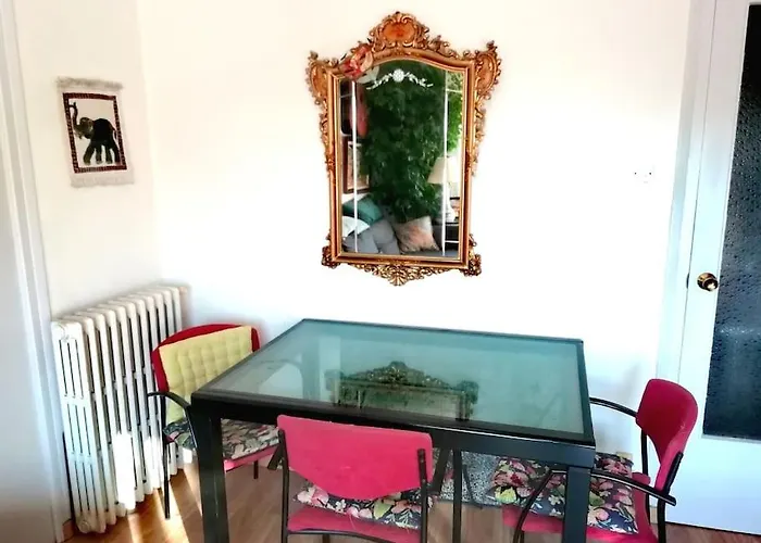 Habitación doble exterior en piso compartido