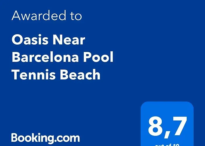 Oasis Near Barcelona Pool Tennis Beach
