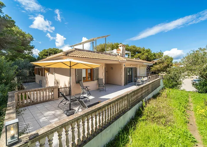 Villa Can Canta Natura Park House At Platja De Muro Beach