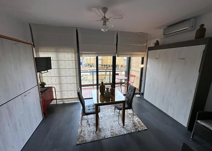 Estudio Con Piscina Y Garaje A 100 Mtr De La Playa