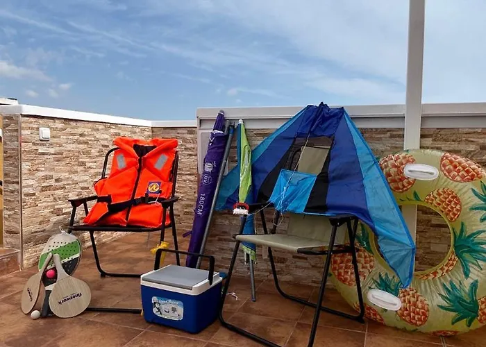 Sol y Luna con terraza y barbacoa