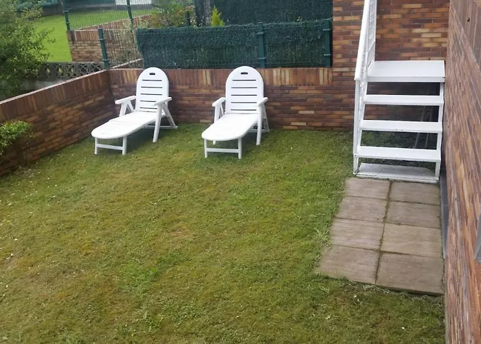 Apartamento Casuca, terraza y jardín