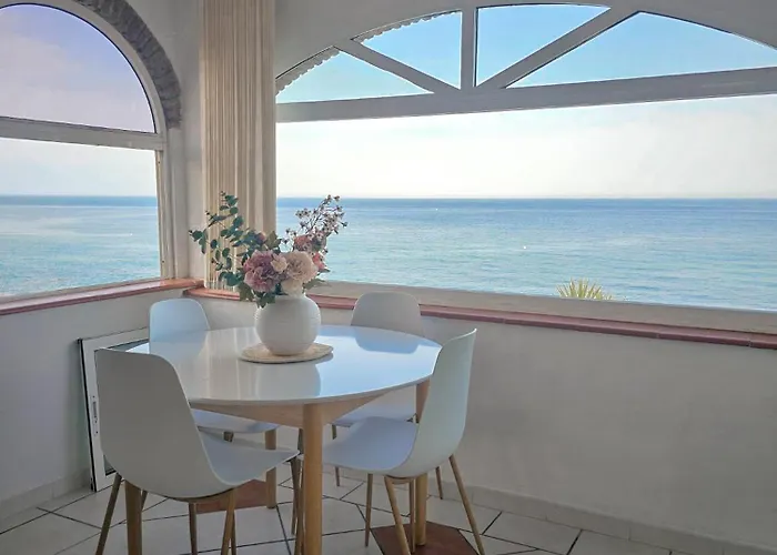Charming Townhouse In El Faro, Spain, Studding Sea View & Community Pool