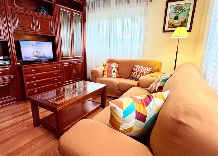 Casa Campelo - APTO Playa de Rodeira Cangas, Garaje y WiFi gratis