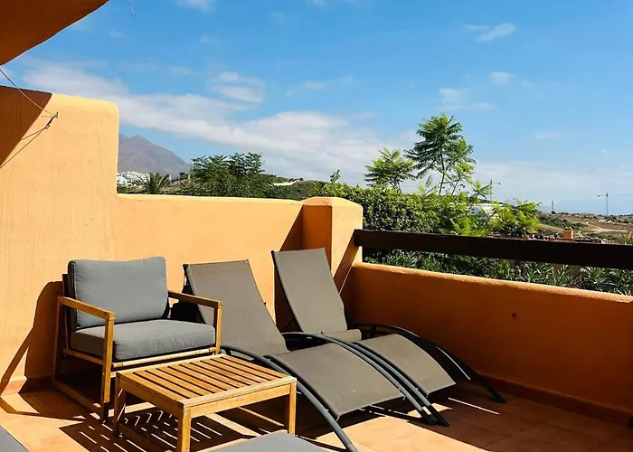 Casares Appart 2 Ch Dans Parc Tropical Avec Vue Sur Mer, Montagne Et Piscine