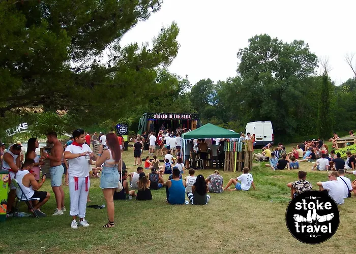 Pamplona Party Camping