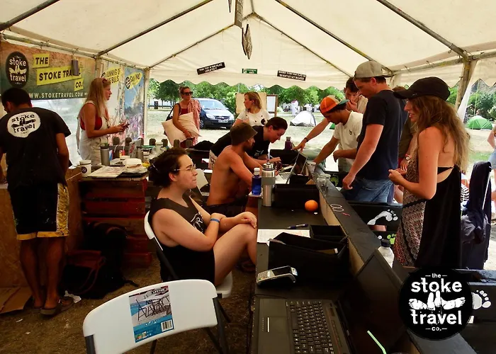 Pamplona Party Camping