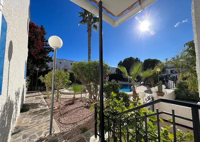 Apartment With Outdoor Pool And Air Conditioning In Cabo Roig