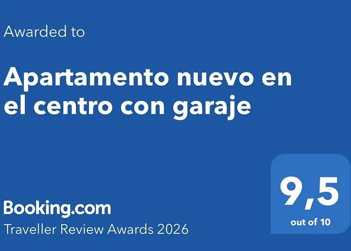 Apartamento nuevo en el centro con garaje