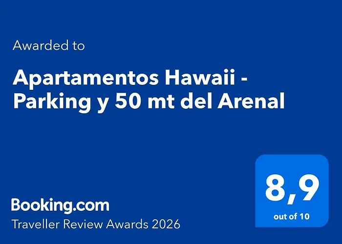 Apartamentos Hawaii - Parking y 50 mt del Arenal