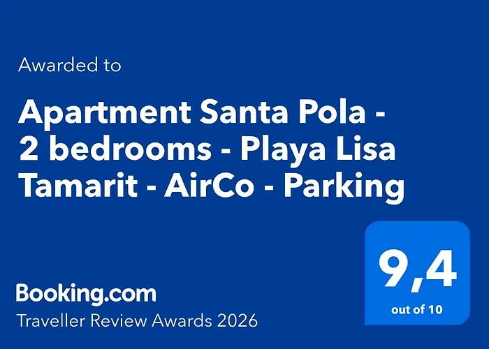 Apartment Santa Pola - 2 Bedrooms - Playa Lisa Tamarit - Airco - Parking