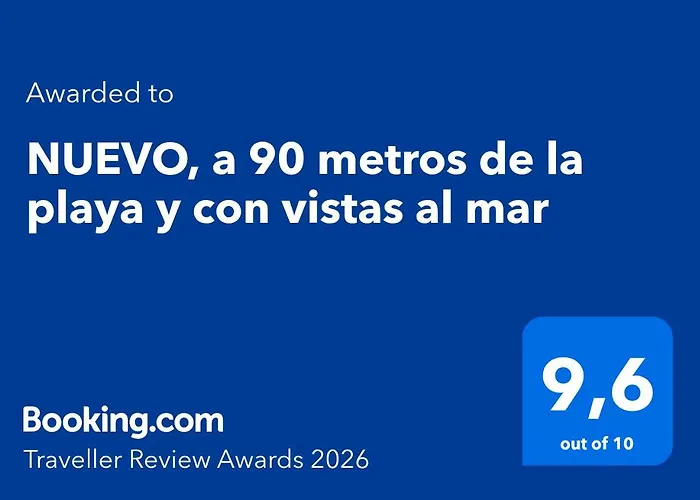 NUEVO, a 90 metros de la playa y con vistas al mar