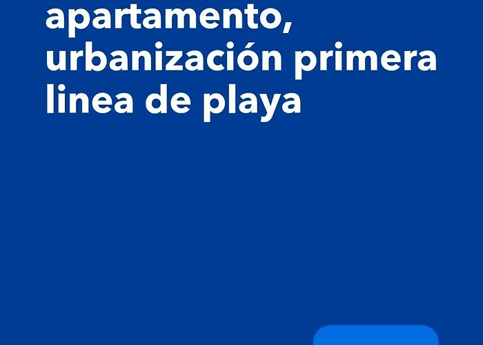 Espectacular Apartamento, Urbanizacion Primera Linea De Playa