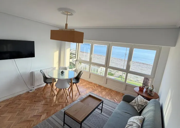 Apartamento en Sada en primera línea de playa