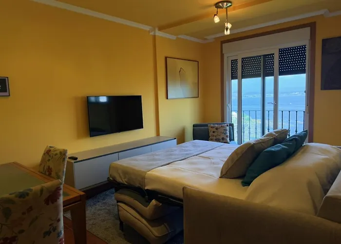 Precioso apartamento de una habitación en Portonovo