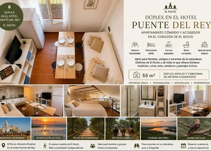 Habitación tipo dúplex en Hotel Puente del Rey