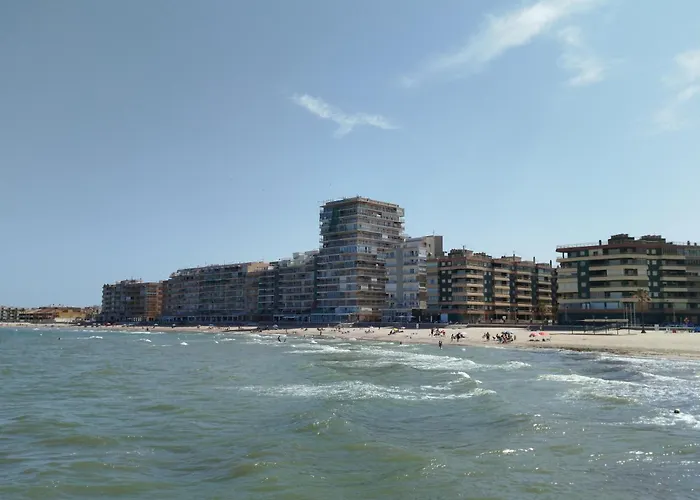Gran alojamiento junto al mar