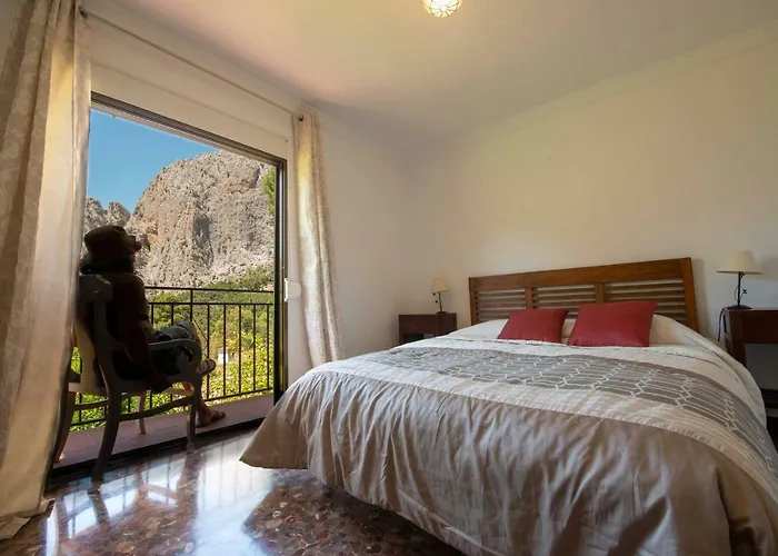 Casa El Chorro con magníficas vistas